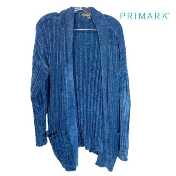 Primark Women's‎ Long Sleeve Cable Knit Sweater Open Front Loose Cardigan - Picture 1 of 6